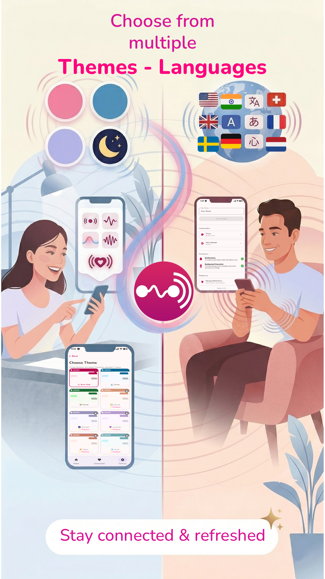 Multiple Themes & Languages